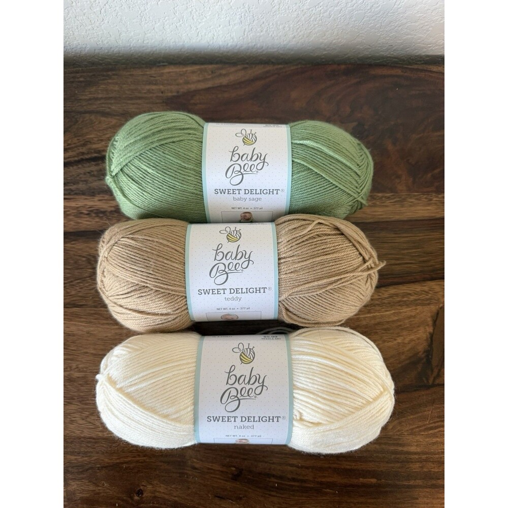 Baby Bee Sweet Delight Prints Yarn - 3 skeins